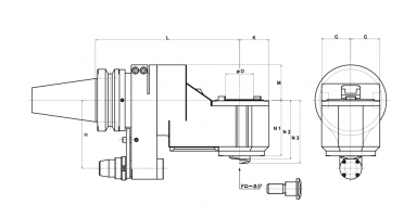 Angular-Head (Angle-Head) : Dimensions