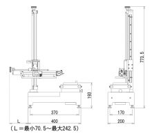 Tool presetter : Dimensions