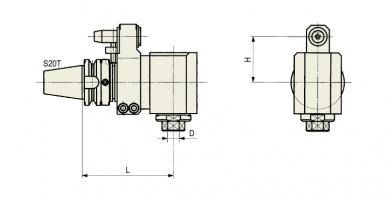 Angular-Head (Angle-Head) : Dimensions