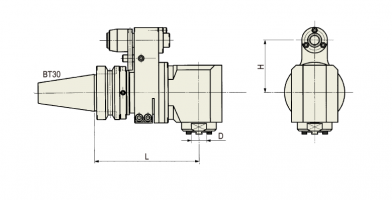 Angular-Head (Angle-Head) : Dimensions