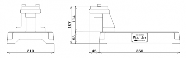 Tool presetter : Dimensions