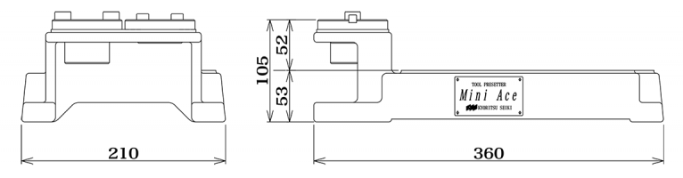 Tool presetter : Dimensions