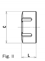 コレットチャック : 寸法図